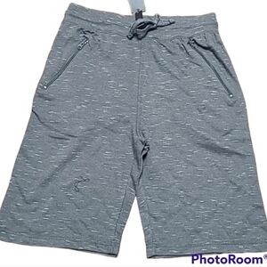 Galaxy By Harvic Gray Slim Fit Jogger Shorts  Small NWT